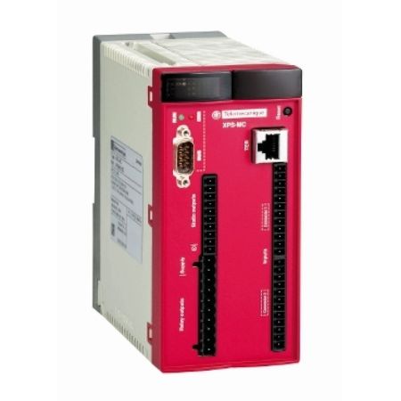 Picture of safety controller XPS-MC - 24 V DC - 16 input - 32 LEDs signalling