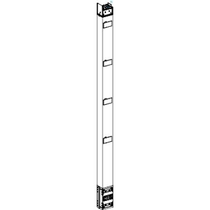 Picture of Vertical distribution length, Canalis KSA630, aluminium, 630A, fixed length 2.5m, 4 outlets, 3L+N+PE, white RAL9001