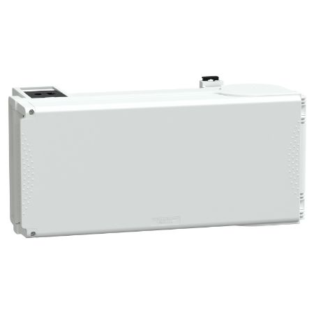 Picture of Tap off unit, Canalis KS 100A to 1000A, with fuse holder, 80A, BS fuses not supplied, 3L+N+PE, IP55, RAL9001
