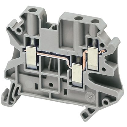 Picture of Linergy, Screw Terminal, Feed Through, 3 Points, 4mm² , Grey