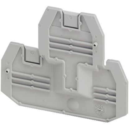 Picture of Linergy, Cover plate, Linergy TR, 2 level, 2.2mm width, 4 points, for screw terminals NSYTRV24D, grey, Set of 50