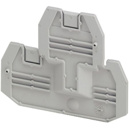Picture of Linergy, Cover plate, Linergy TR, 2 level, 2.2mm width, 4 points, for screw terminals NSYTRV24D, grey, Set of 50