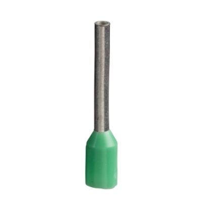 Picture of Cable ends, Linergy TR cable ends, single conductor, green, 0.34mm², short size, 10 sets of 100