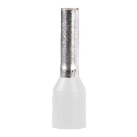 Picture of Cable ends, Linergy TR cable ends, single conductor, white, 0.5mm², for insulated cable, medium size, 1 bag