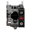 Picture of Push button, Harmony XB4, metal, projecting, red, 22mm, spring return, unmarked, 1NC