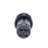 Picture of Monolithic push button, Harmony XB7, plastic, red, 22mm, spring return, unmarked, 1NO+1NC