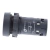 Picture of Monolithic push button, Harmony XB7, plastic, red, 22mm, spring return, unmarked, 1NO+1NC