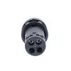 Picture of Monolithic push button, Harmony XB7, plastic, green, 22mm, spring return, unmarked, 1NO