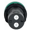 Picture of Monolithic pilot light, Easy Harmony XA2, plastic, green, 22mm, integral LED, screw clamp terminals, 24V AC DC