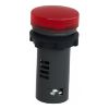 Picture of Monolithic pilot light, Easy Harmony XA2, plastic, red, 22mm, integral LED, screw clamp terminals, 24V AC DC