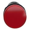Picture of Monolithic pilot light, Easy Harmony XA2, plastic, red, 22mm, integral LED, screw clamp terminals, 24V AC DC