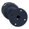 Picture of Harmony XVU, Fixing plate with 100mm aluminium pole for modular tower lights, black, 60mm