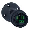 Picture of Harmony XVU, Fixing plate with 100mm aluminium pole for modular tower lights, black, 60mm