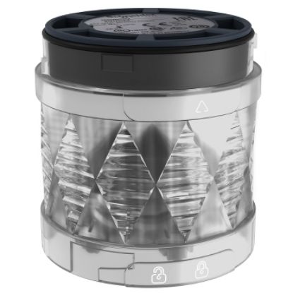 Picture of Harmony XVU, Illuminated LED unit for modular tower lights, white, Ø60, steady, IP65, 24 V AC/DC