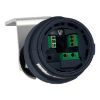 Picture of Fixing metal bracket with 100mm aluminium pole for modular tower lights, Harmony XVU, black, 60mm