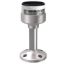 Picture of Fixing plate with 100mm aluminium pole for modular tower lights, Harmony XVU, silver, 60mm