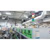 Picture of Fixing plate with 100mm aluminium pole for modular tower lights, Harmony XVU, silver, 60mm