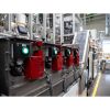 Picture of Harmony XB5, Head for illuminated push button, plastic, green flush, 22mm, universal LED, spring return, plain lens