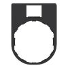 Picture of Legend holder 30x40mm, Harmony XB4, plastic, without legend 8x27mm