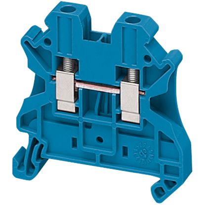 Picture of Terminal block, Linergy TR, blue, 4mm2, passthrough, 3 points, set of 10