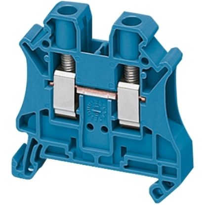Picture of Terminal block, Linergy TR, blue, 6mm2, passthrough, 2 points, set of 10