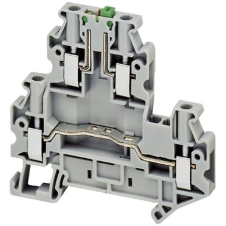Picture of Linergy, Screw Terminal, Knife Disconnect, Double Level, 4 Points, 4mm², Grey