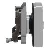 Picture of Illuminated double headed push button head, Harmony XB4, metal, 22mm, 1 green fLush+1 pilot light+1 red flush, unmarked