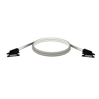 Picture of rolled ribbon connecting cable - for I/O module with HE10 connectors - 1 m