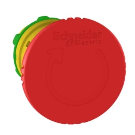Picture of Harmony XB5, Emergency stop head,switching off, plastic, red mushroom 40mm, 22mm, trigger and latching turn to release