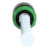 Picture of Manual overload reset push button, Harmony XB5, plastic, for 120...257mm actuation distance, flush, blue, 22mm, marked R