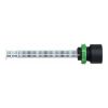 Picture of Manual overload reset push button, Harmony XB5, plastic, for 120...257mm actuation distance, flush, blue, 22mm, marked R