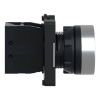 Picture of Complete push button, Easy Harmony XA2, plastic, flush, black, 22mm, spring return, marked UP ARROW, 1NO