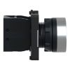 Picture of Complete push button, Easy Harmony XA2, plastic, flush, white, 22mm, spring return, marked UP ARROW, 1NO