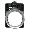 Picture of Complete push button, Easy Harmony XA2, plastic, flush, white, 22mm, spring return, unmarked, 1NO