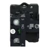 Picture of Complete push button, Easy Harmony XA2, plastic, flush, black, 22mm, push push, unmarked, 1NO