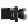 Picture of Complete push button, Easy Harmony XA2, plastic, flush, black, 22mm, push push, unmarked, 1NO