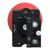 Picture of Complete emergency switching off push button, Easy Harmony XA2, plastic, red mushroom 40mm, 22mm, turn to release, 1NC