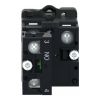 Picture of Complete illuminated push button, Easy Harmony XA2, plastic, flush, green, 22mm, spring return, 220V AC, 1NO