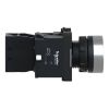 Picture of Complete illuminated push button, Easy Harmony XA2, plastic, flush, green, 22mm, spring return, 220V AC, 1NO