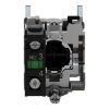 Picture of Push button, metal, Harmony XB4, flush, black, 22mm, spring return, unmarked, 1NO