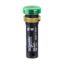Picture of Pilot light, Harmony XVL, plastic, green, 12mm, covered LED, 24V DC
