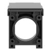 Picture of Padlockable flap, Harmony XB4, for 22mm flush push button, metal, black
