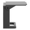 Picture of Padlockable flap, Harmony XB4, for 22mm flush push button, metal, black