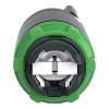 Picture of Head for key selector switch, Harmony XB5, key switch selector head, plastic, black, 22mm, key 421E, 2 positions, stay put