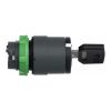 Picture of Head for key selector switch, Harmony XB5, key switch selector head, plastic, black, 22mm, key 421E, 2 positions, stay put