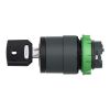 Picture of Head for key selector switch, Harmony XB5, key switch selector head, plastic, black, 22mm, key 421E, 2 positions, stay put