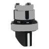 Picture of Head for selector switch, Harmony XB4, metal, black, 22mm, long handle, 3 positions, stay put