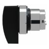 Picture of Head for selector switch, Harmony XB4, metal, black, 22mm, long handle, 3 positions, stay put
