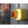 Picture of Head for illuminated selector switch, Harmony XB5, dark grey plastic, white handle, 22mm, universal LED, 3 positions, right to center