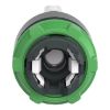 Picture of Head for illuminated selector switch, Harmony XB5, dark grey plastic, white handle, 22mm, universal LED, 3 positions, right to center